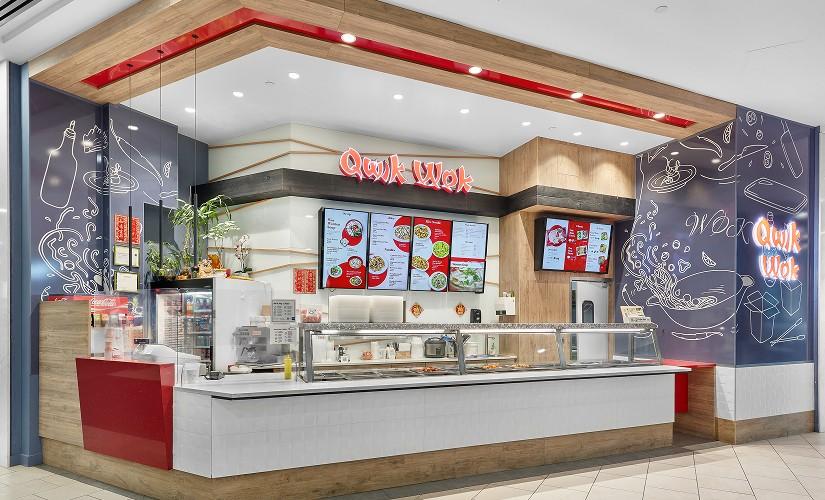 Qwik Wok inside Kingsway Mall