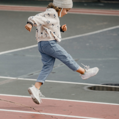 Kid jumping