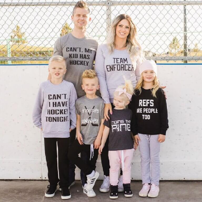 Family matching shirts