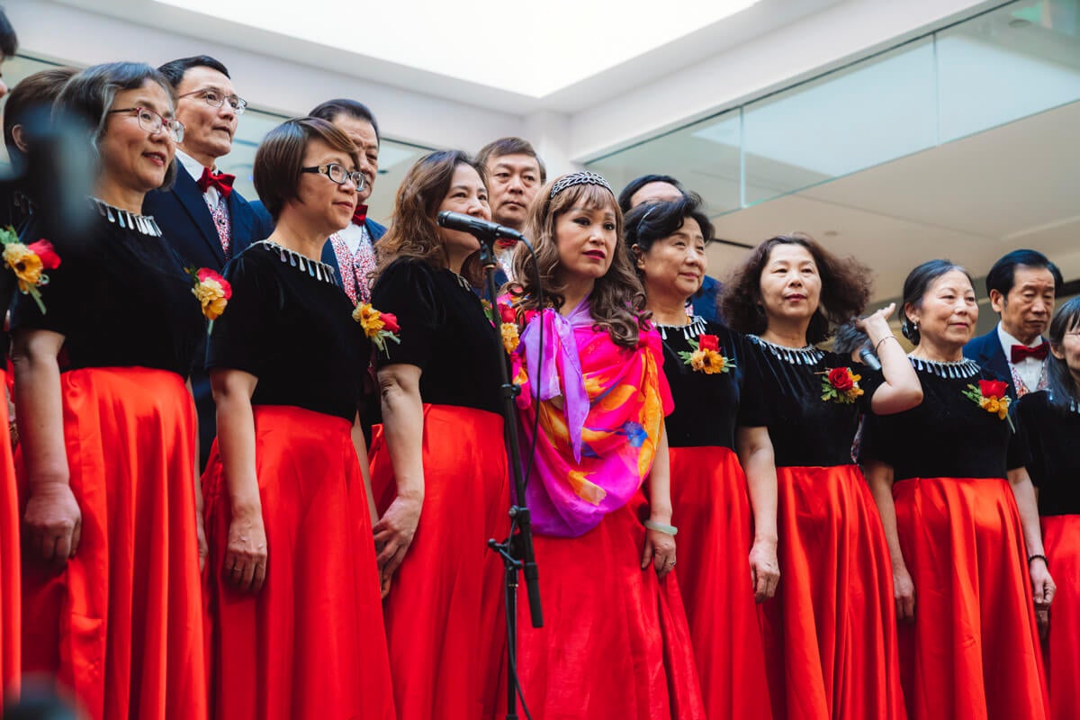 Lunar New Year singers