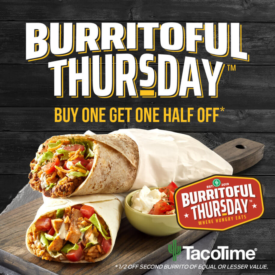Burritoful Thursday Deal