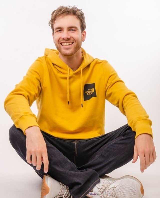 Yellow Northface sweater