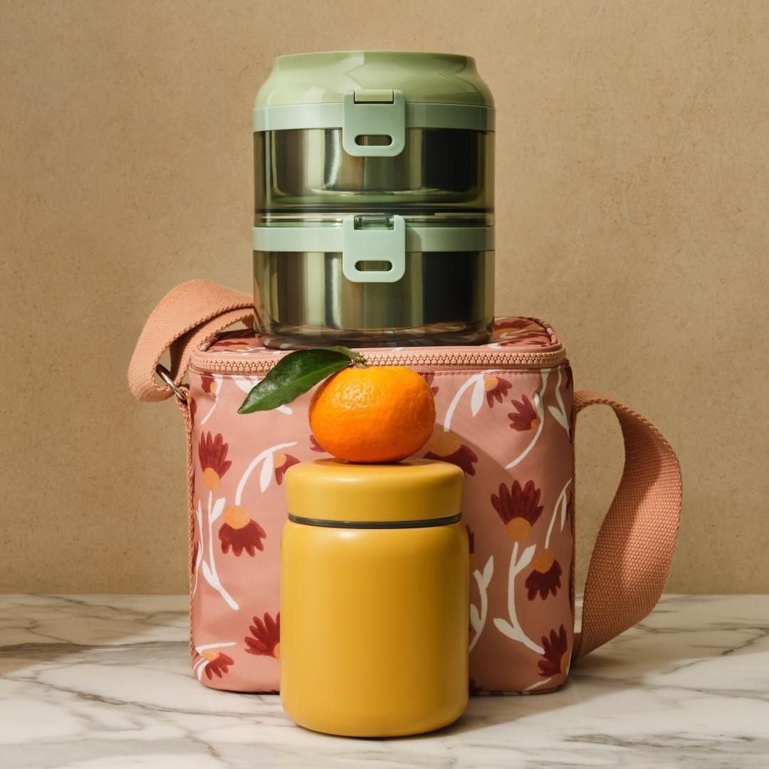 Colourful lunchboxes