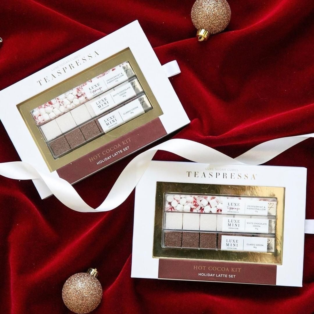 Tea cubes in a gift box