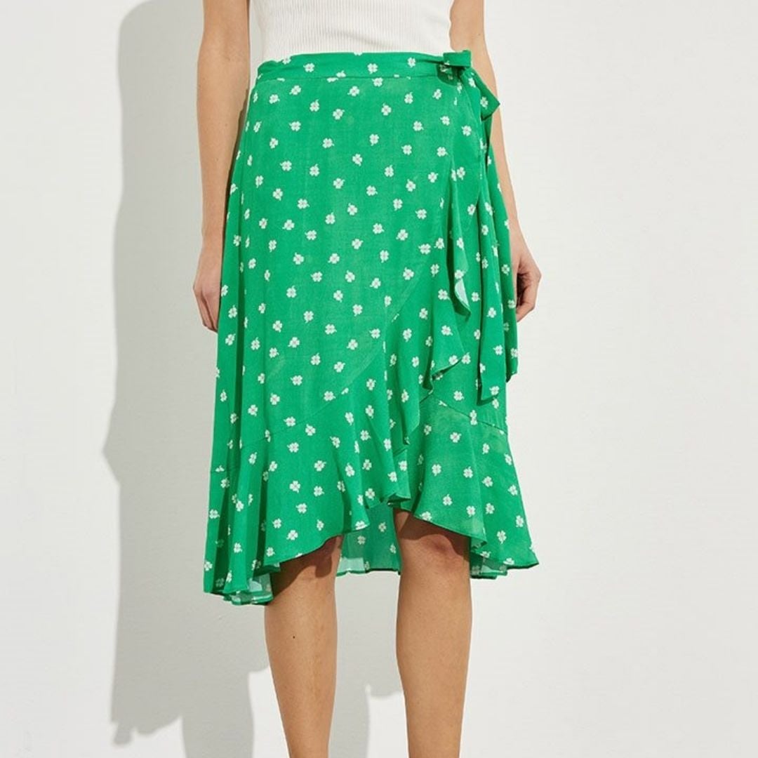 Green skirt
