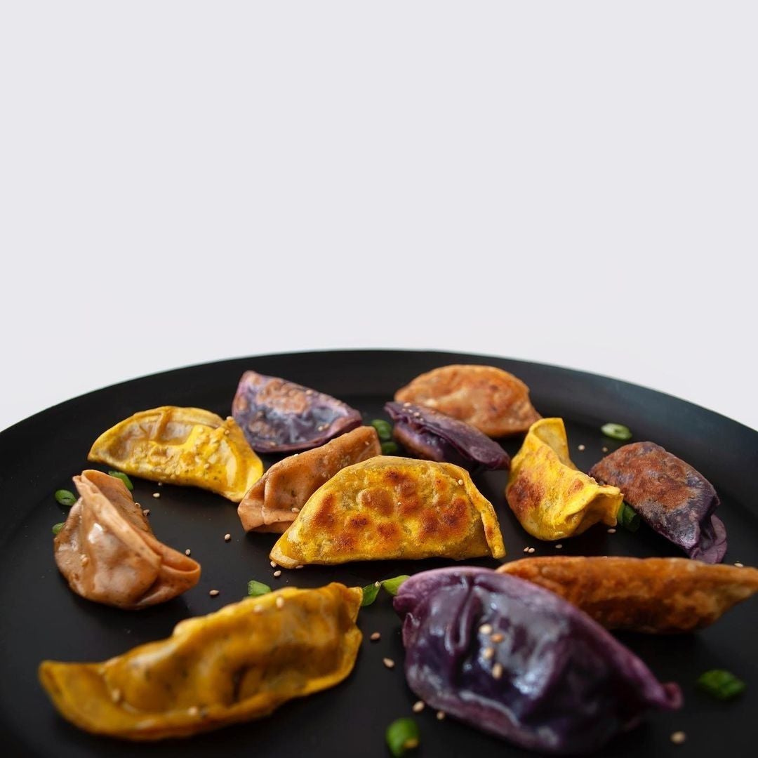 Colourful dumplings