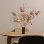 Pampas grass on a table